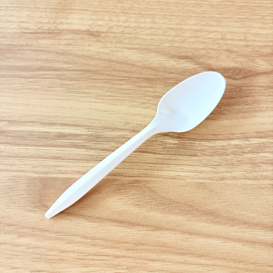 Medium Teaspoon White