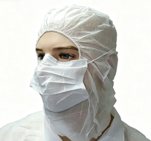 Hood With Face Mask, No-woven